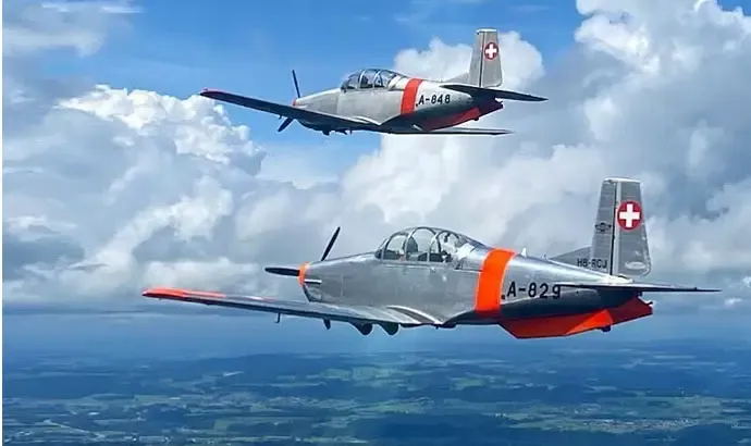 Oldtimer Pilatus P3 Rundflug Altenrhein Ostschweiz
